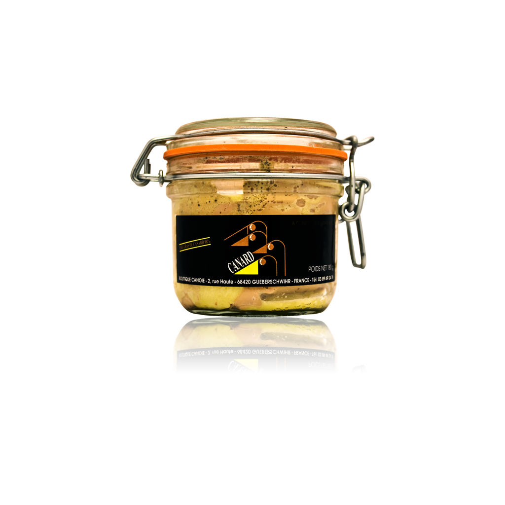 Foie gras de canard entier en conserve
