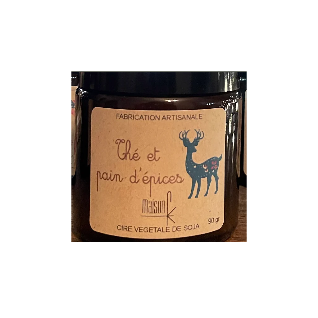 BOUGIES MAISON FK -THÉ PAIN D'ÉPICES 150G